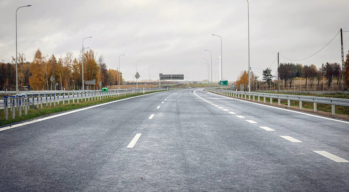 Odcinek drogi ekspresowej S19 na Podlasiu