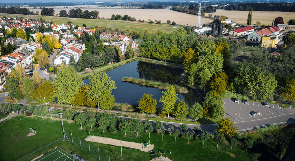 Projekt rozbudowy zbiornika retencyjnego przy ul. Krajeneckiej w Poznaniu