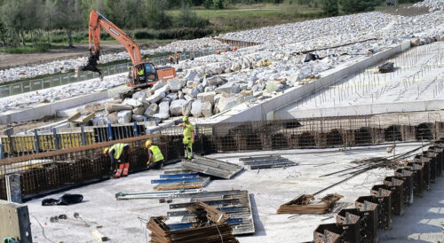 Zbiornik wodny Topola – prowadzone prace