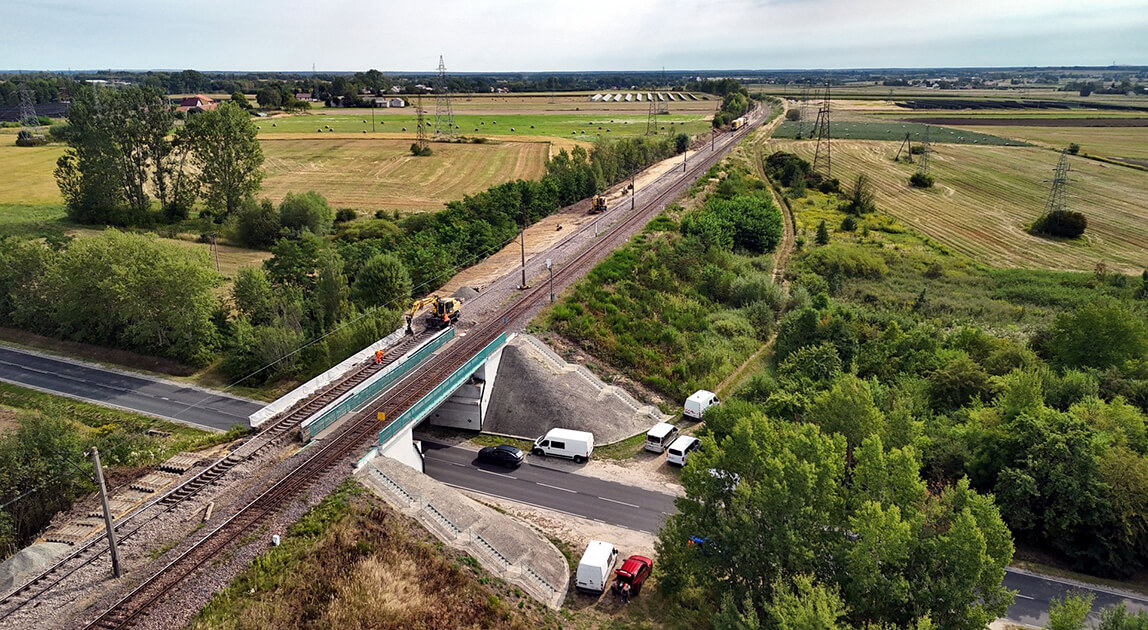 PLK modernizują linię kolejową nr 70 do elektrowni Połaniec