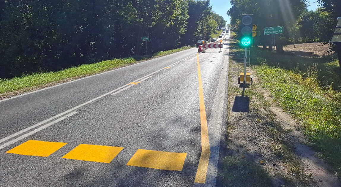 Ruszył remont mostu w Karniewku – organizacja ruchu wahadłowego