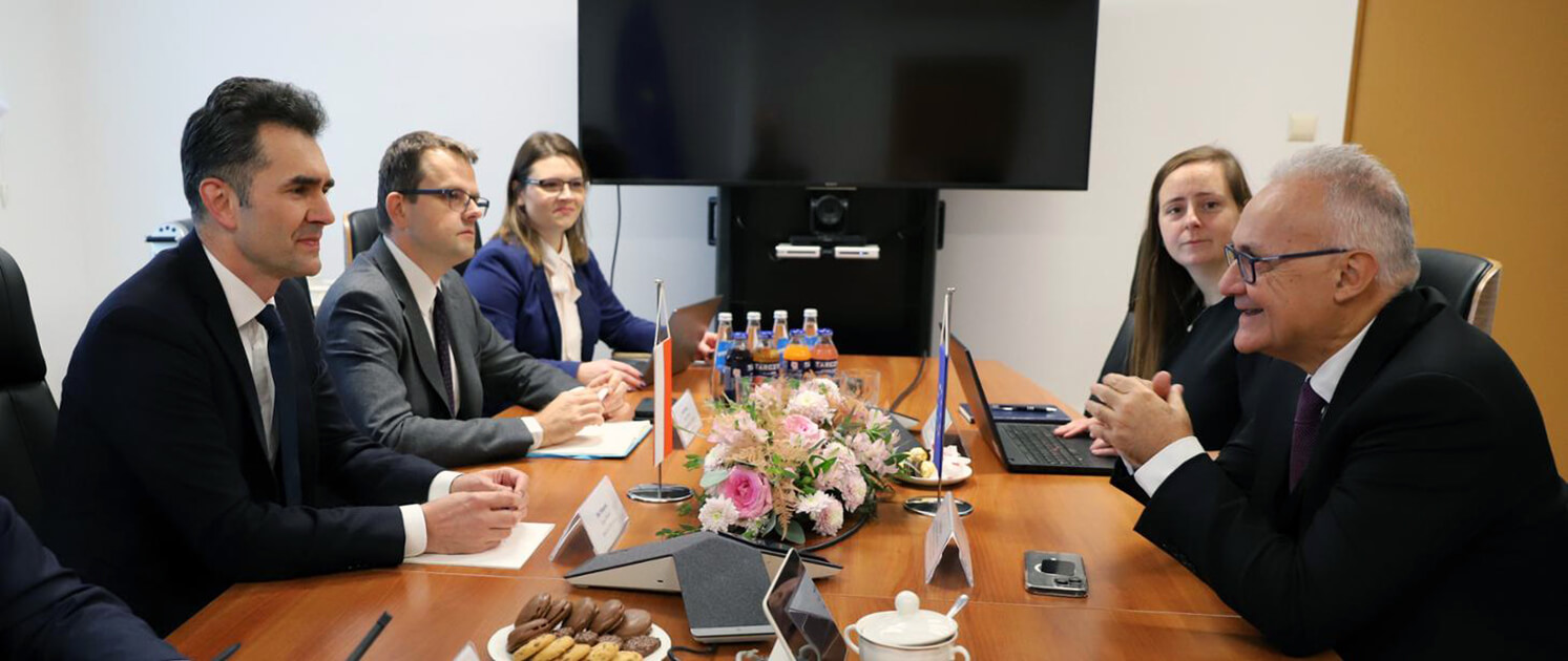 Spotkanie wiceministra infrastruktury z europejskim koordynatorem – korytarz transportowy Morze Bałtyckie–Morze Czarne–Morze Egejskie