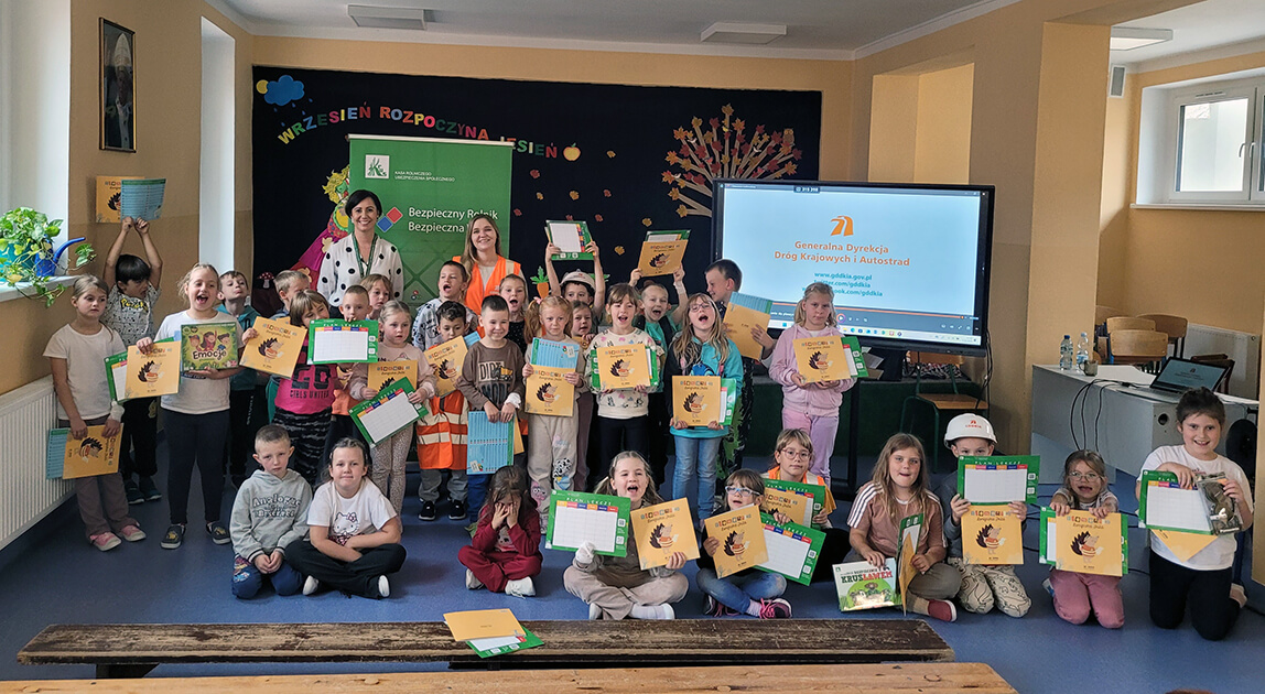 Rozmowy o bezpieczeństwie w Szkole Podstawowej w Pielgrzymce