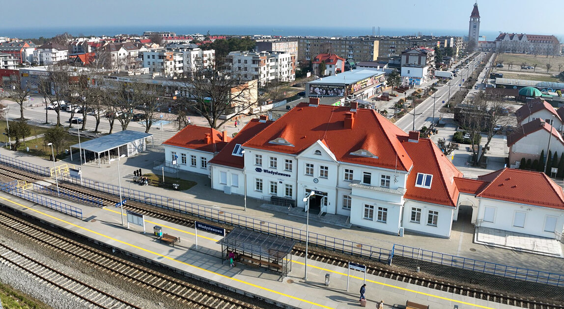 Stacja Władysławowo – projekt przebudowy peronów w ramach modernizacji linii Reda – Hel