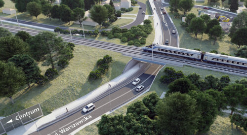 Przetarg tunel drogowy Tomaszów Mazowiecki – wizualizacja przeprawy pod torami