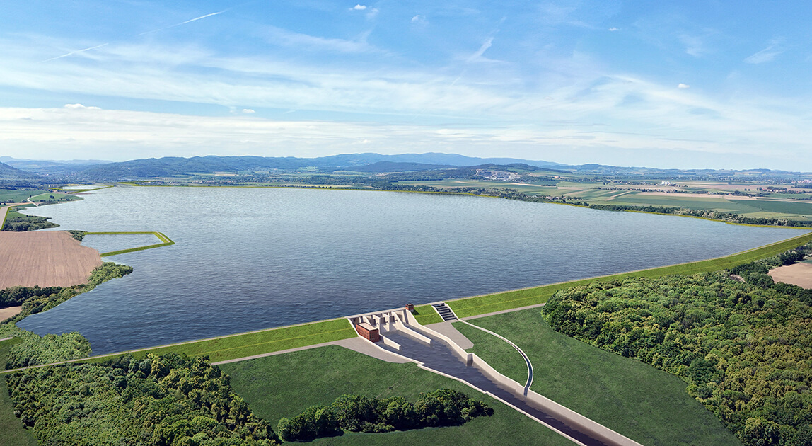 Zbiornik Kamieniec Ząbkowicki – wizualizacja inwestycji