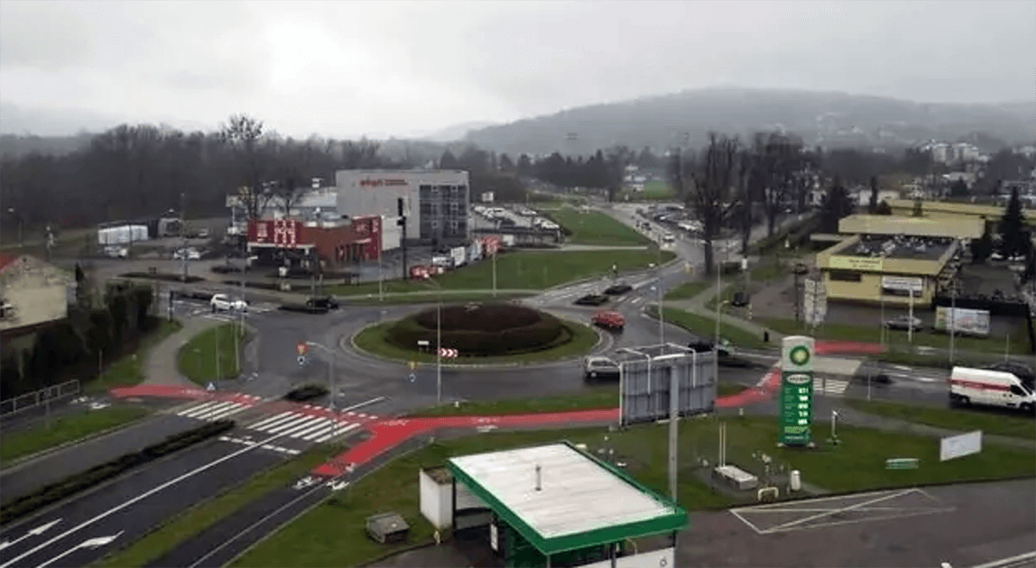 Rondo gen. Okulickiego w Wadowicach – projekt południowej obwodnicy Wadowic - wniosek o ZRID