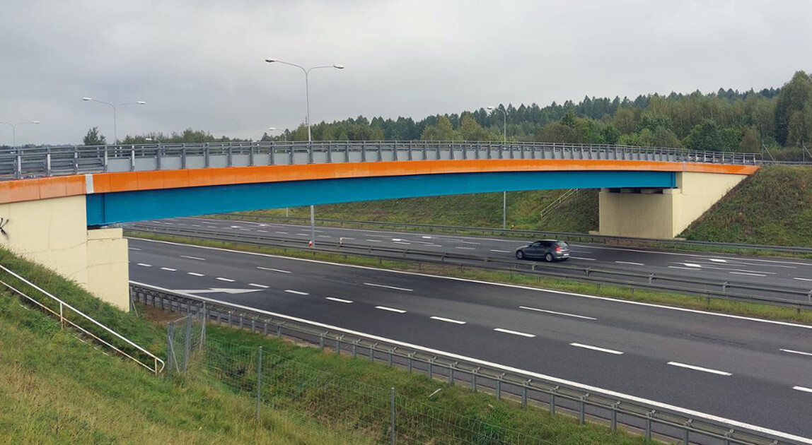 Wyremontowany wiadukt nad S7 w Kajetanowie