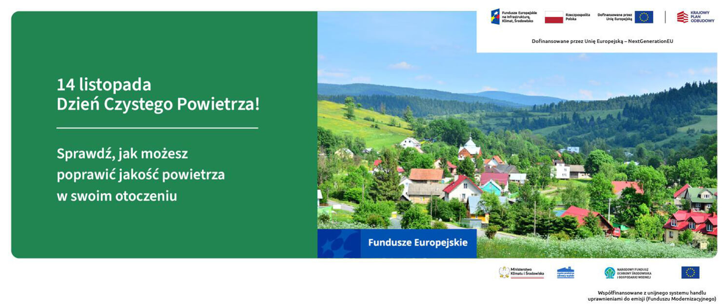 Program Czyste Powietrze – Dzień Czystego Powietrza 14 listopada