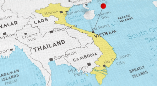 Mapa współpracy AGH z uczelniami w Wietnamie – Partnerstwa Strategiczne NAWA