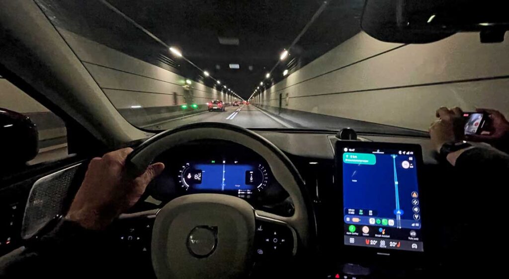 Tunel Drogden będący częścią przeprawy mostu nad Sundem – widok od strony Danii