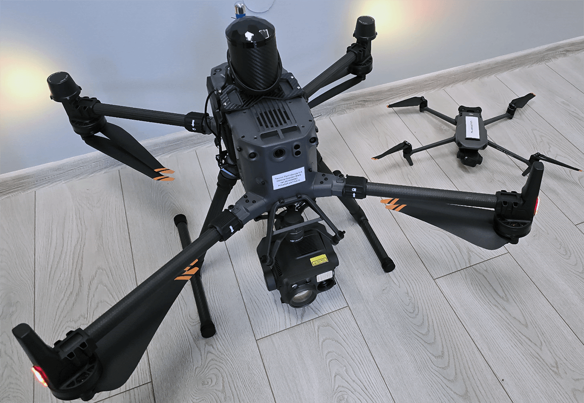 TAURON Dystrybucja flota dronów - dron