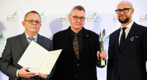 Nagroda EKOLAUR – statuetka wręczona Wodociągom Miasta Krakowa