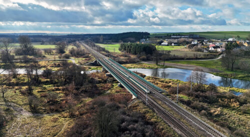 Modernizacja linii kolejowej nr 8 - most kolejowy nad Nidą
