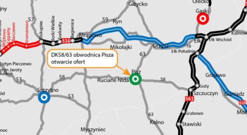 Otwarcie ofert na budowę obwodnicy Pisza