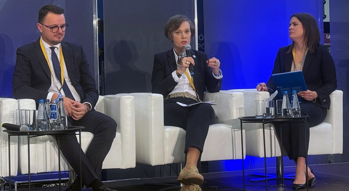 Agnieszka Wasilewska-Semail, prezes PKP CARGO podczas Kongresu Kolejowego