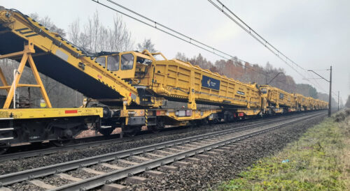 Rewitalizacja magistrali Śląsk – Bałtyk – prace specjalistycznego sprzętu