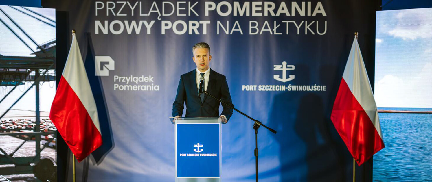 Przylądek Pomerania w Świnoujściu - Arkadiusz Marchewka, wiceminister infrastruktury