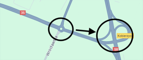 Rozbudowa ronda DK35 – plan prac w rejonie Tyńca Małego