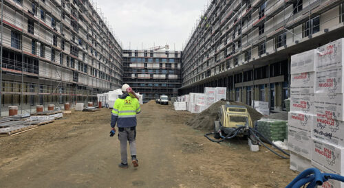 Produkty Cemex Polska na budowie szpitala we Wrocławia
