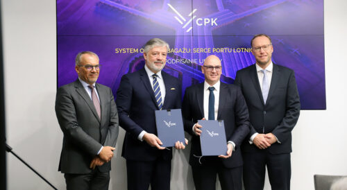 Podpisanie umowy na System Obsługi Bagażu dla Lotniska CPK