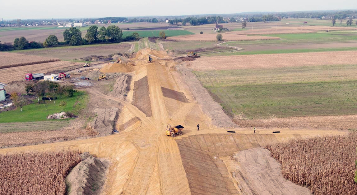 Modernizacja wałów przeciwpowodziowych