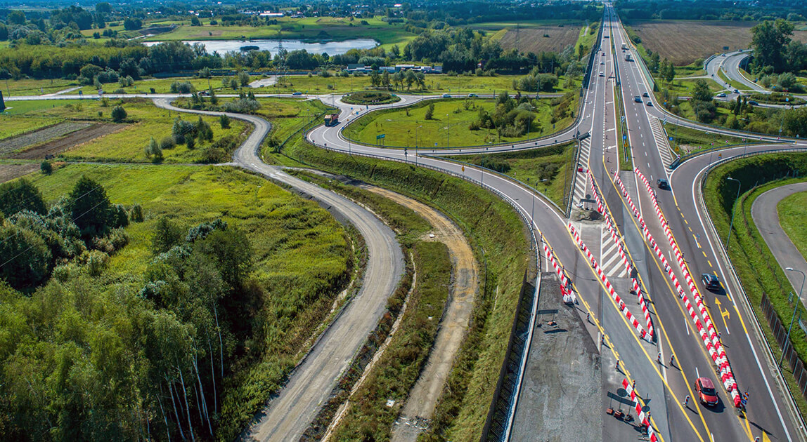 Zmiana organizacji ruchu na S19 węzeł Jasionka