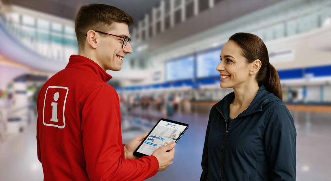 Informator mobilny na dworcu – usługa „WidziMy się na dworcu!”