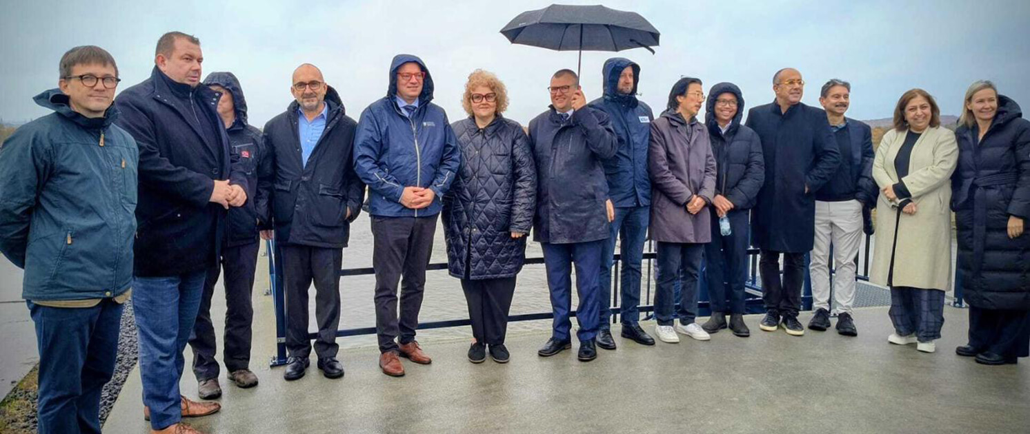 Delegacja Banku Światowego na zbiorniku Racibórz Dolny