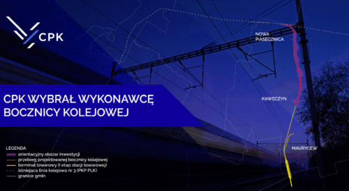 Wybrano wykonawcę bocznicy kolejowej CPK