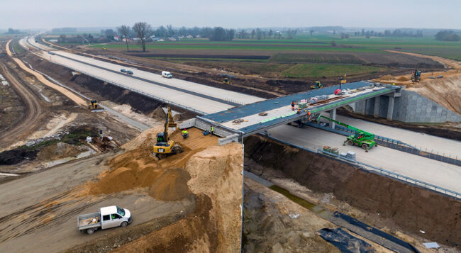 Przerwa zimowa na budowach dróg – budowa autostrady A2 Malinowiec - Łukowisko