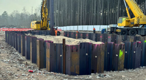 Komora startowa mikrotunelu FSRU Offshore