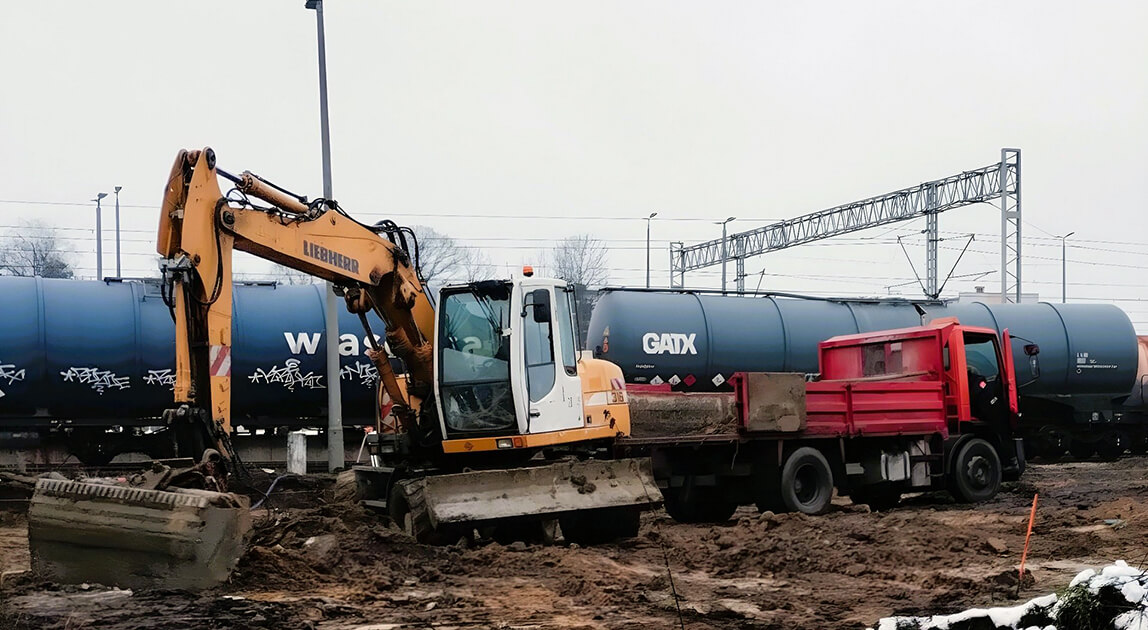 Budowa parkingu przy stacji Koluszki – postęp prac