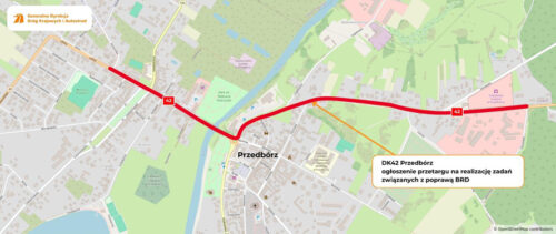 Przetarg na poprawę bezpieczeństwa na DK42 – doświetlenie przejść dla pieszych