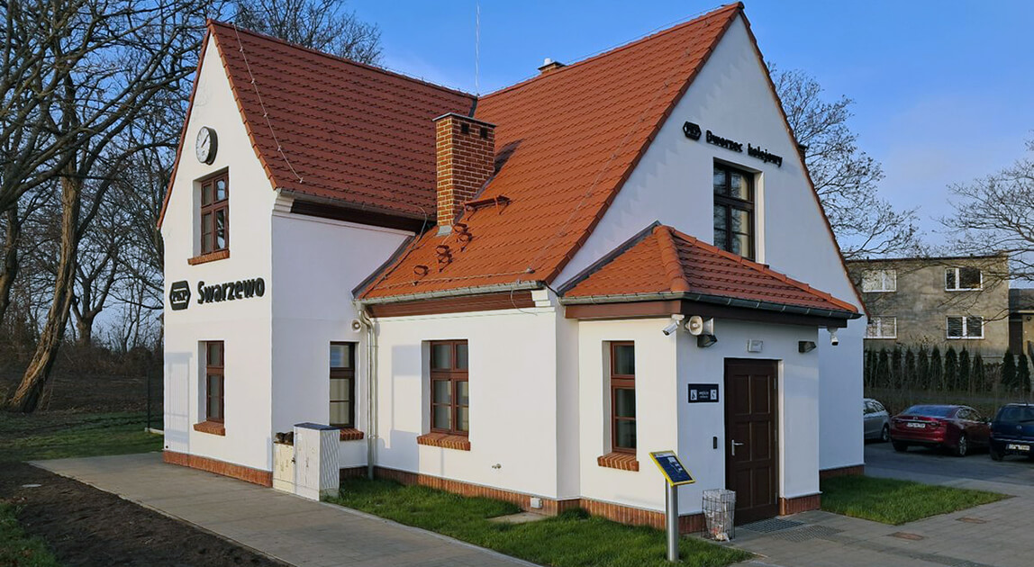 Przebudowany dworzec Swarzewo