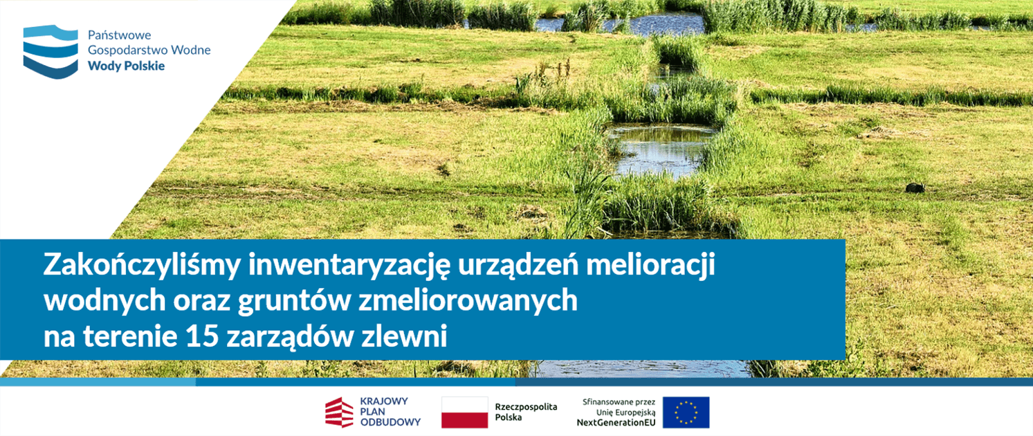 Inwentaryzacja urządzeń melioracji wodnych – Wody Polskie