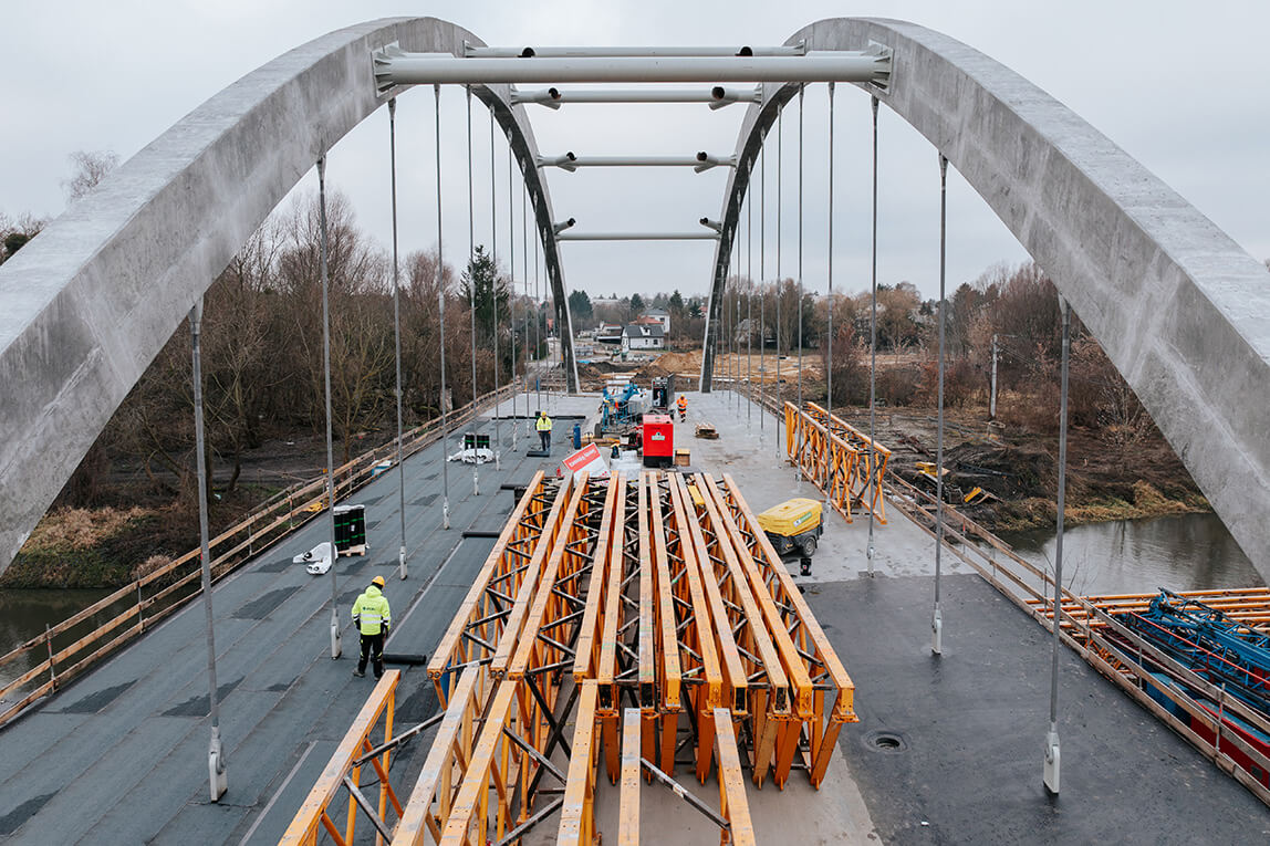 Budowa mostu w Krasnymstawie – rok prac Balzola Polska