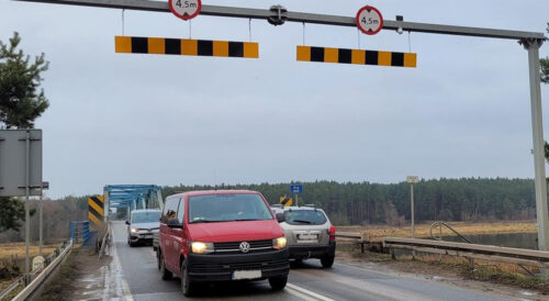 Wyremontowany most przez Bug