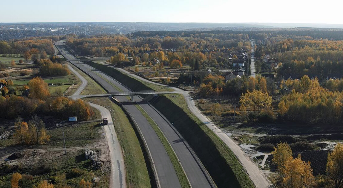 Obwodnica Wąchocka – pierwszy odcinek DK42 omijający miasto