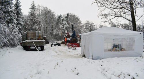 Otwór badawczy Jerzmanice-Zdrój PIG-1 - prace wiertnicze