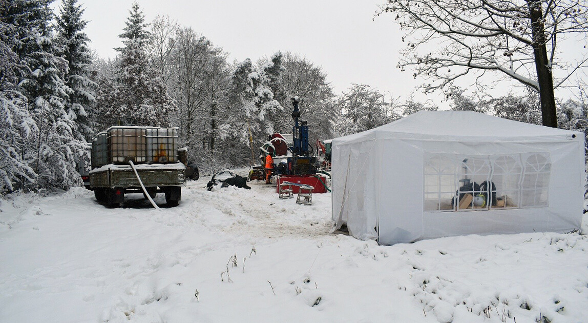 Otwór badawczy Jerzmanice-Zdrój PIG-1 - prace wiertnicze