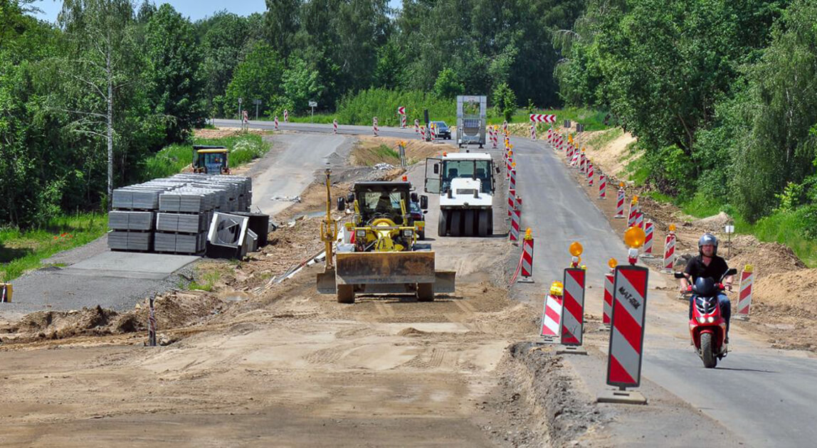 Program Wzmocnienia Krajowej Sieci Drogowej – europejskie środki na przebudowy dróg krajowych - przebudowa drogi krajowej nr 74