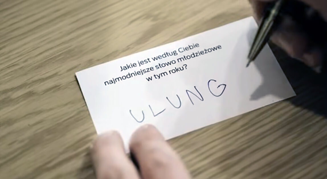 Ulung młodzieżowym słowem roku – plebiscyt Fundacji ERBUD