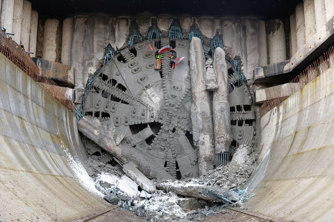 Tunel na S19 Rzeszów Południe – Babica – zakończenie drążenia pierwszej nitki