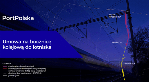 Bocznica kolejowa CPK – umowa podpisana