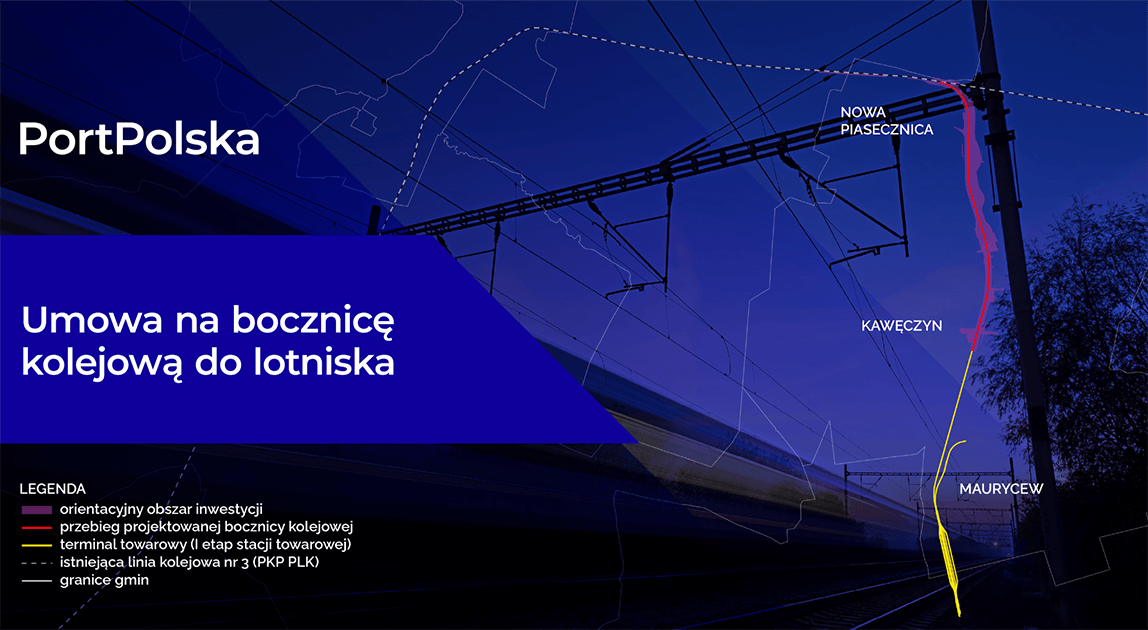 Bocznica kolejowa CPK – umowa podpisana