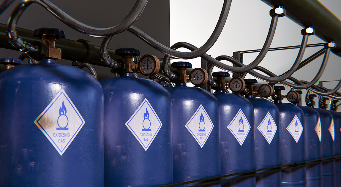 Zakaz importu gazu z Rosji do UE – butle z gazem