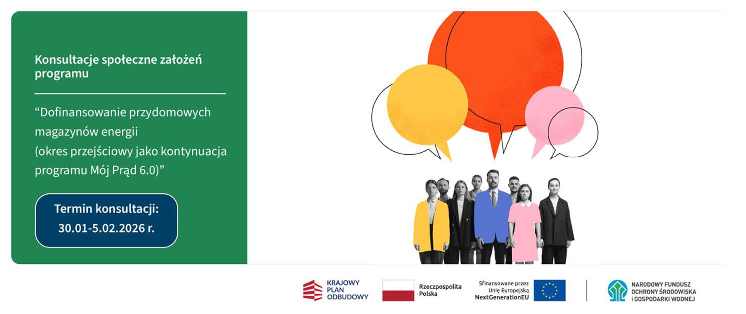 Dofinansowanie instalacji fotowoltaicznych i magazynów energii – konsultacje społeczne