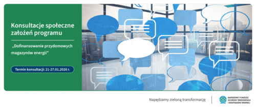 Dofinansowanie przydomowych magazynów energii – konsultacje społeczne NFOŚiGW
