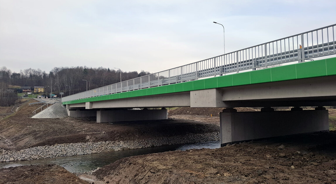 Mosty na DW886 – nowy most w Domaradzu